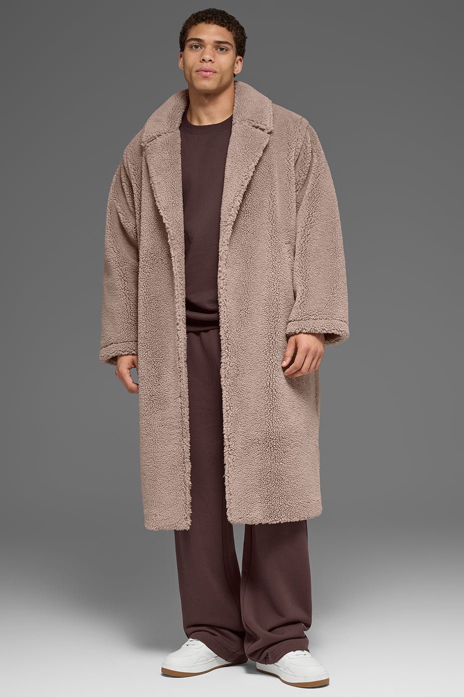 Oversized Sherpa Trench - Chai Latte
