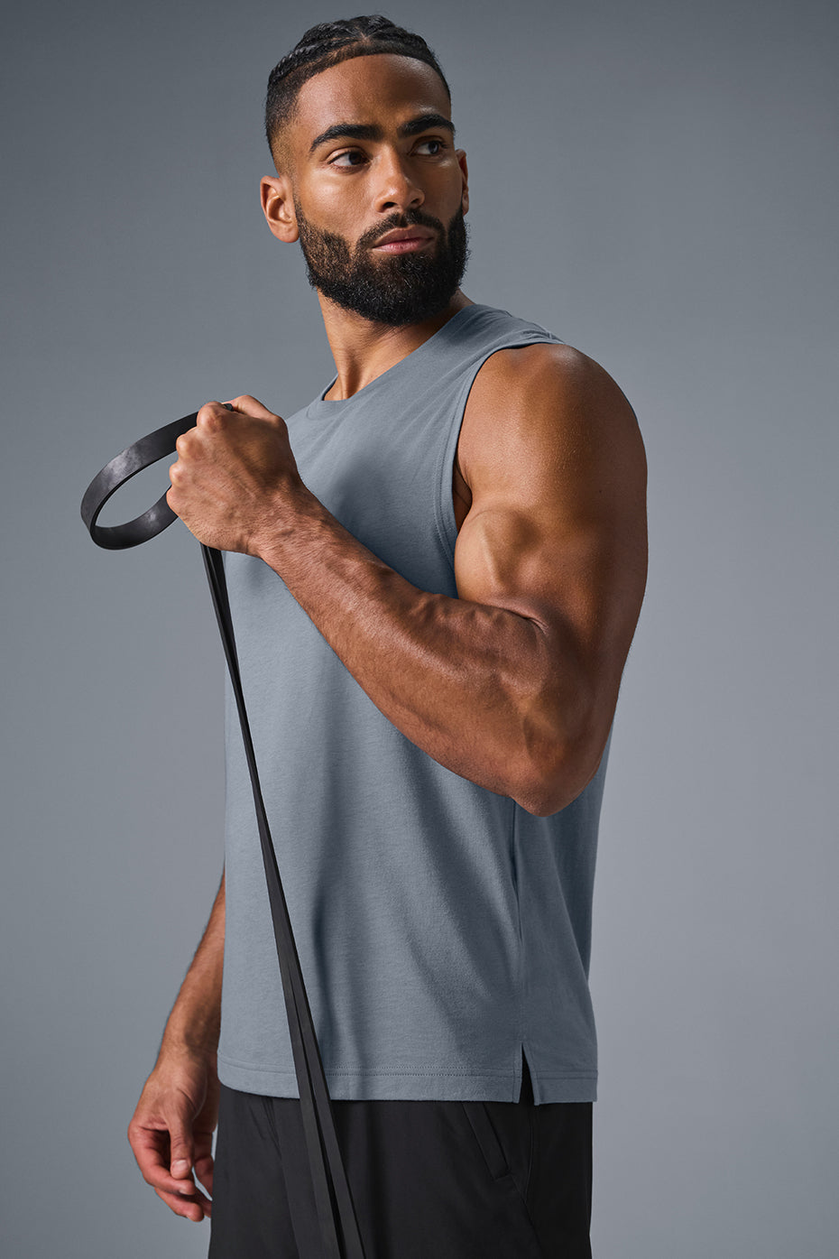 The Triumph Muscle Tank - Steel Grey