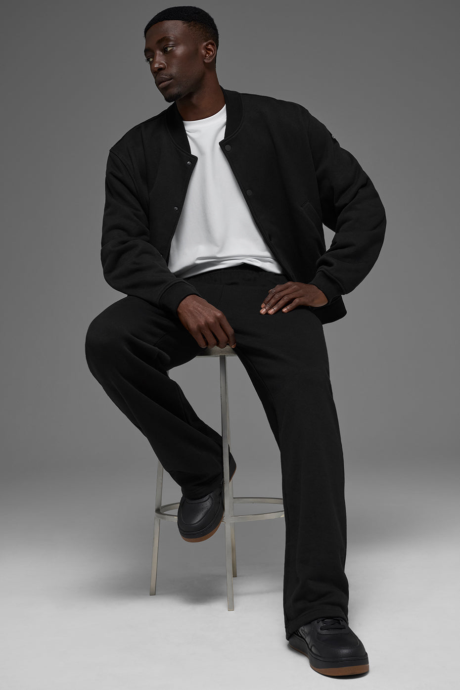 Renown Varsity Jacket - Black
