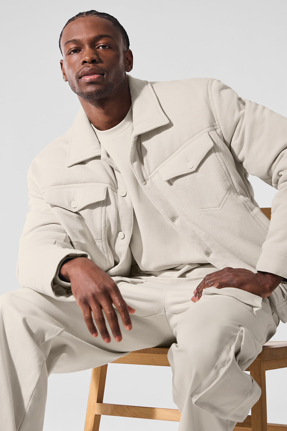 Ease Trucker Jacket - Bone