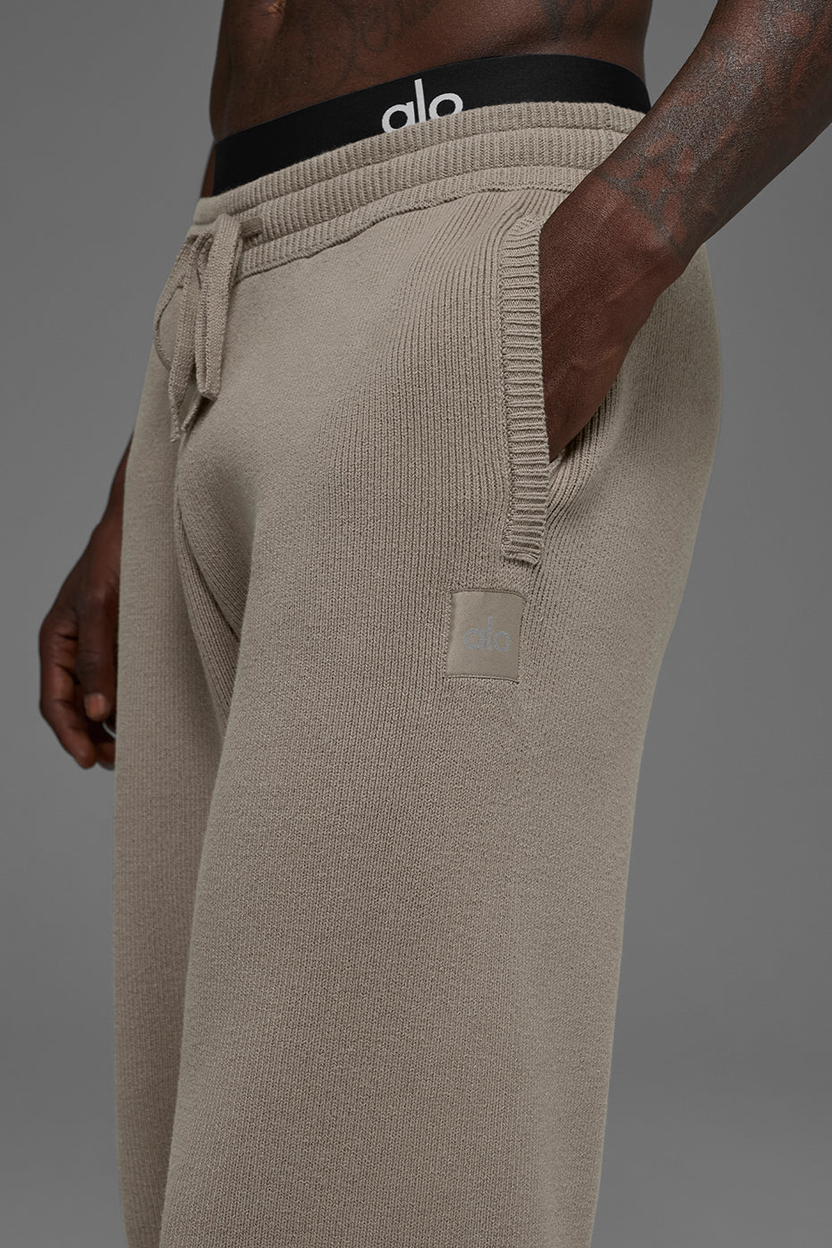Scholar Straight Leg Sweatpant - Light Cocoa