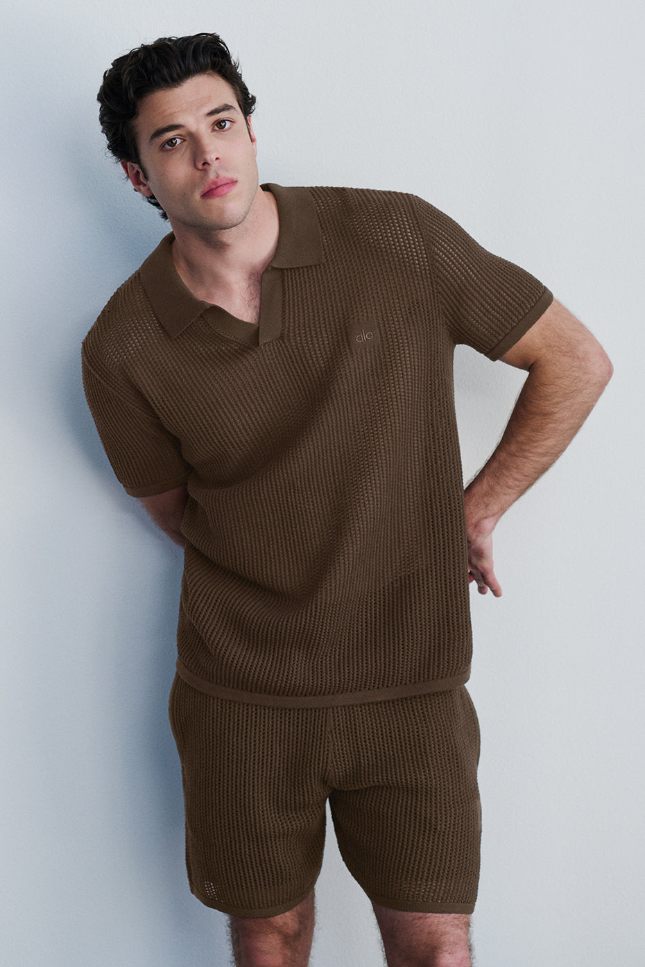 Open-Knit Short - Espresso