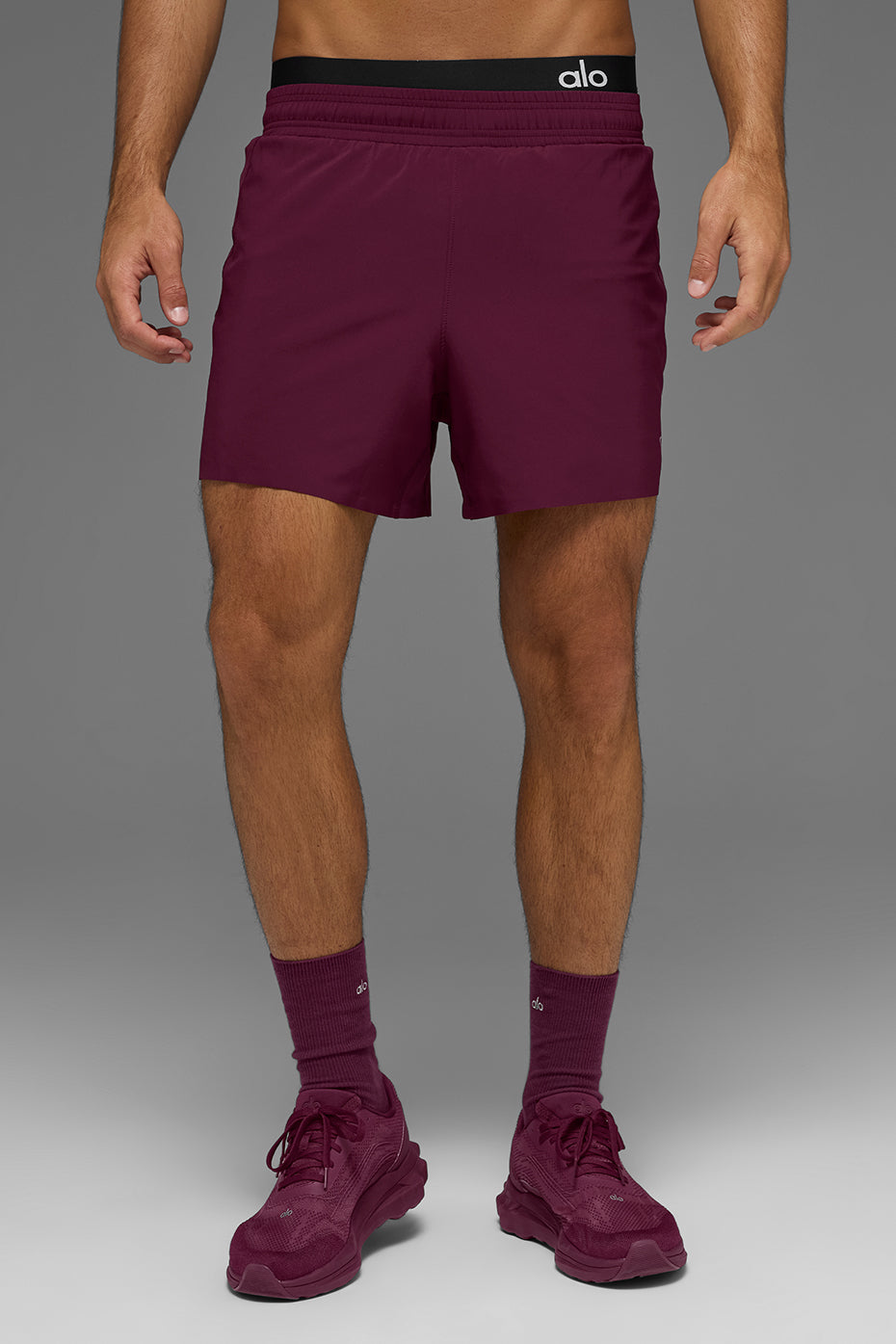 5" Adapt Running Short - Burgundy