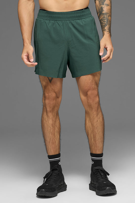 5" Adapt Running Short - Clover Green