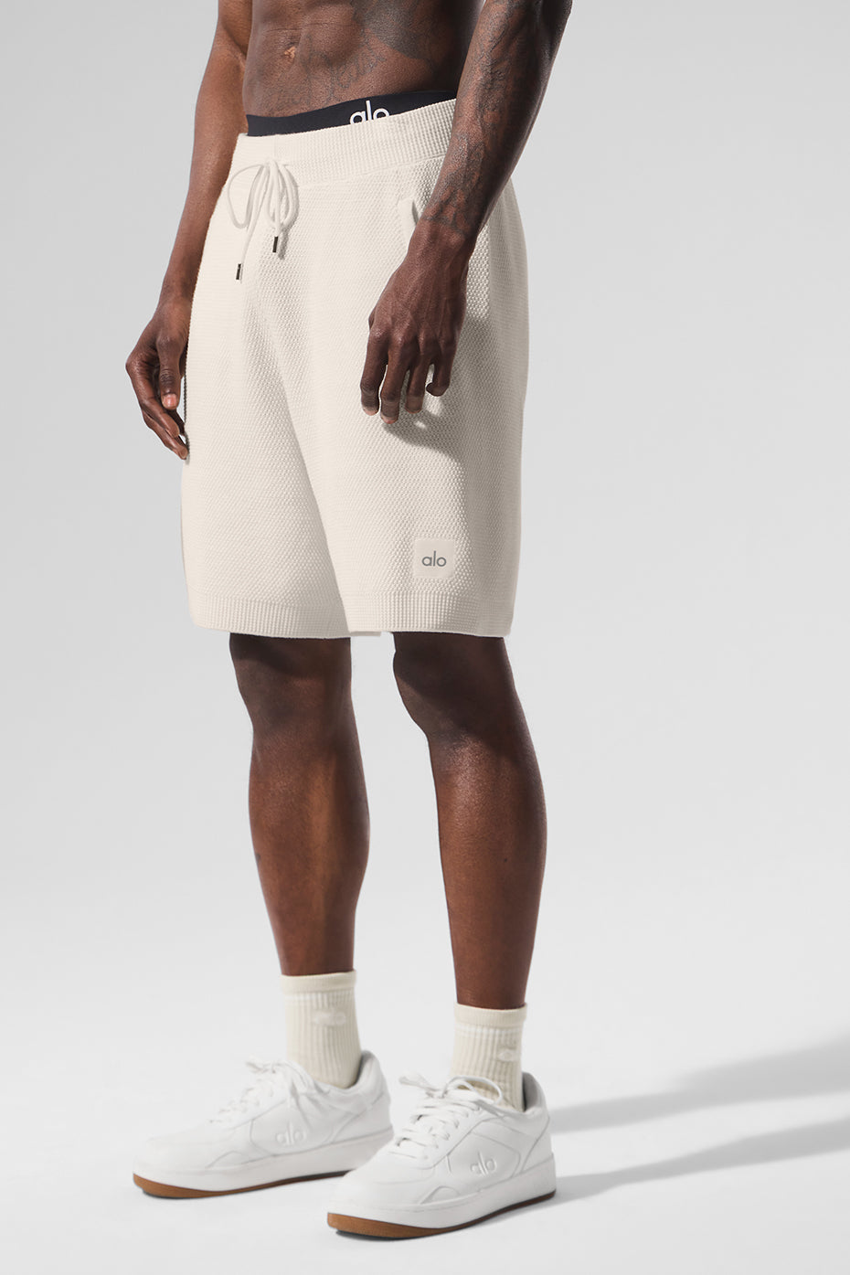 7" Sports Club Sweater Knit Short - Ivory