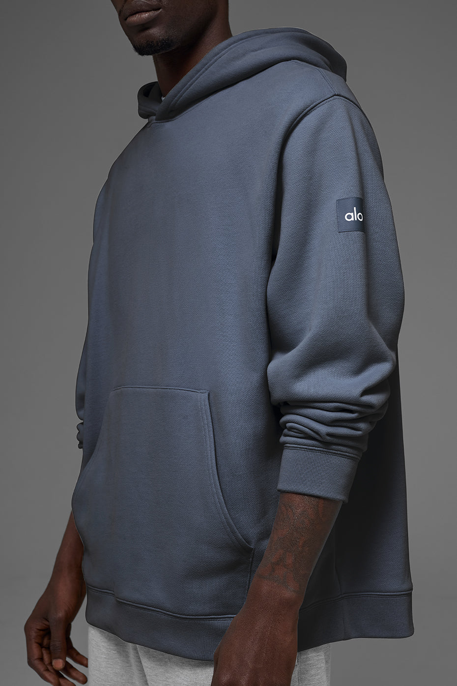 Renown Heavy Weight Hoodie - Bluestone