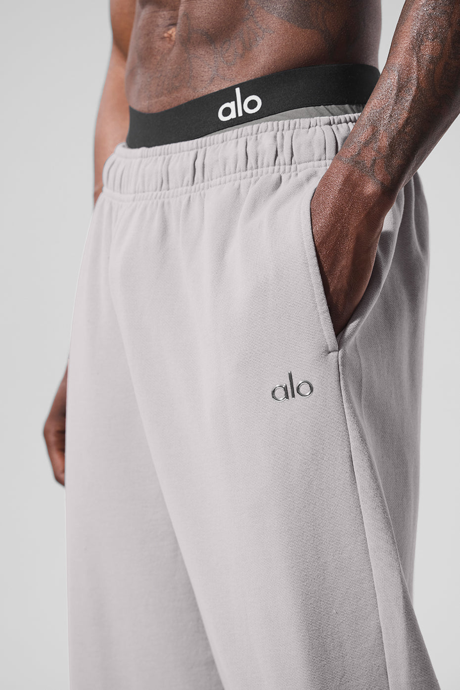 Washed Accolade Straight Leg Sweatpant - Grey Sky Wash
