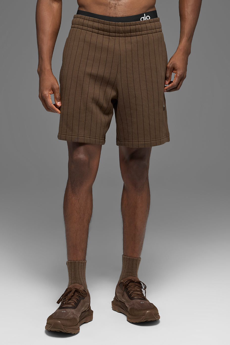 7" Pinstripe Short - Espresso Pinstripe